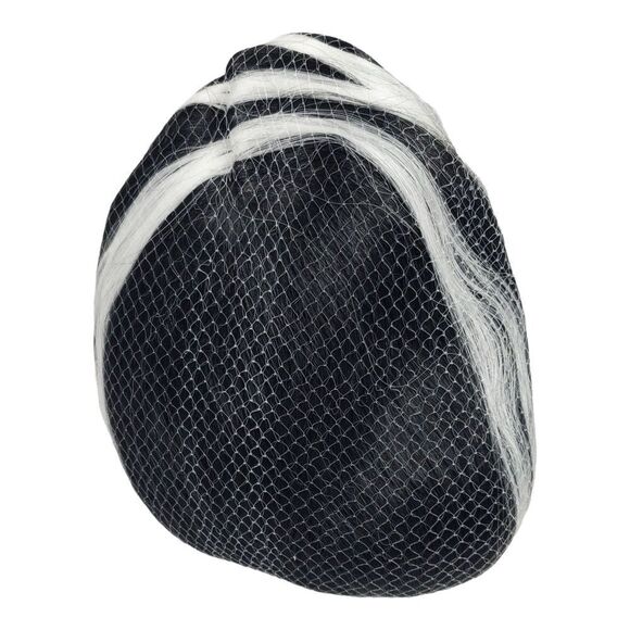 Child Costume Witch Wig Black w/White Streak Halloween Costume Play Party - Picture 3 of 5